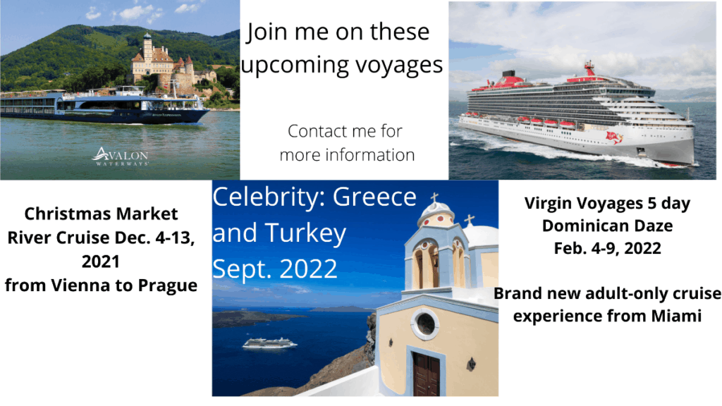 Upcoming voyages